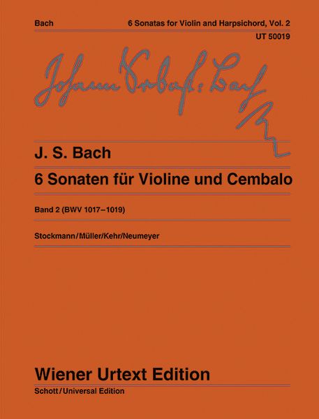 Produktbild: Bach, J: 6 Sonaten