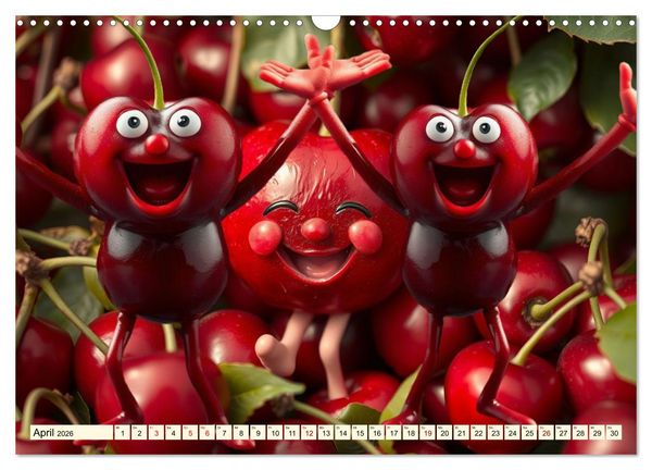 Produktbild: Tanzendes Obst und Gem&uuml;se (Wandkalender 2026 DIN A3 quer), CALVENDO Monatskalender