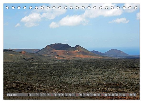 Produktbild: Urlaub auf Lanzarote (Tischkalender 2026 DIN A5 quer), CALVENDO Monatskalender