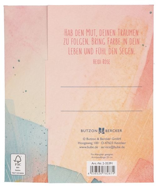 Produktbild: Textil-Armband - Glaub an dich