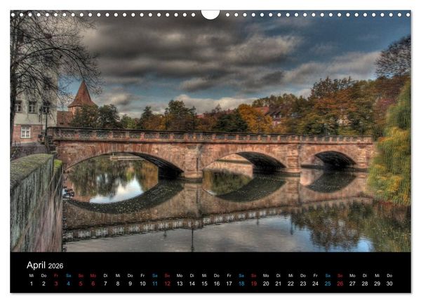 Produktbild: Meine Stadt N&uuml;rnberg 2026 (Wandkalender 2026 DIN A3 quer), CALVENDO Monatskalender