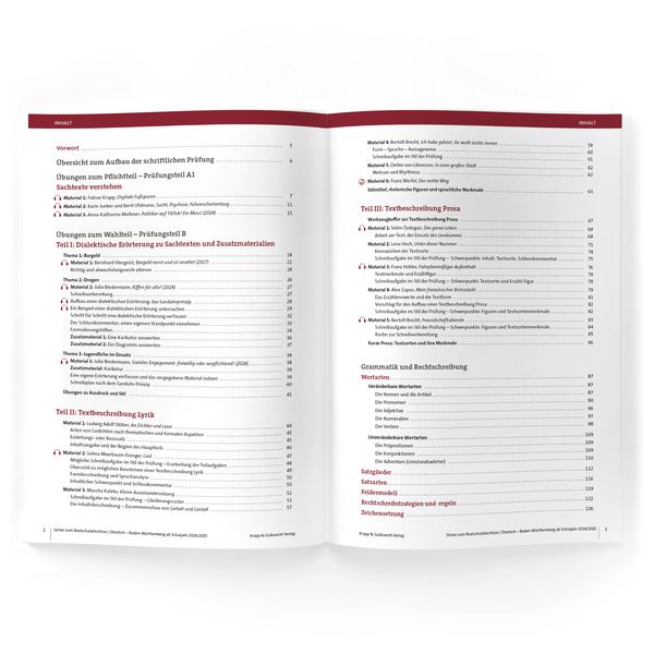 Produktbild: Sicher zum Realschulabschluss Deutsch Baden-W&uuml;rttemberg 2026 &ndash; inkl. L&ouml;sungen und Download
