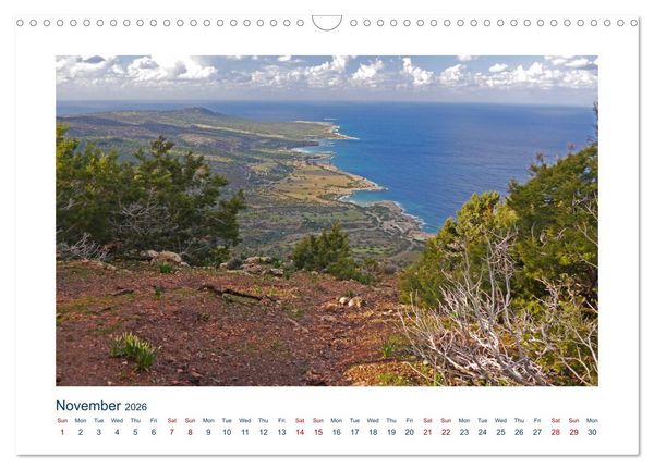 Produktbild: Cyprus (Wall Calendar 2026 DIN A3 landscape), CALVENDO 12 Month Wall Calendar