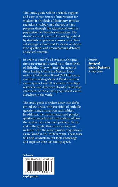 Produktbild: Review of Medical Dosimetry