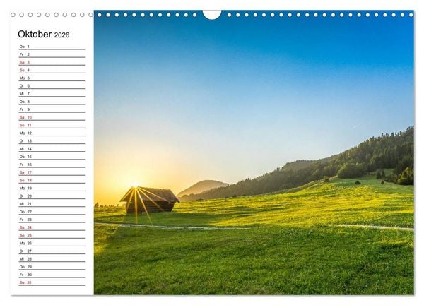 Produktbild: Atemberaubende Alpenwelt (Wandkalender 2026 DIN A3 quer), CALVENDO Monatskalender