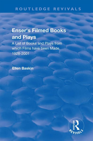 Produktbild: Enser's Filmed Books and Plays