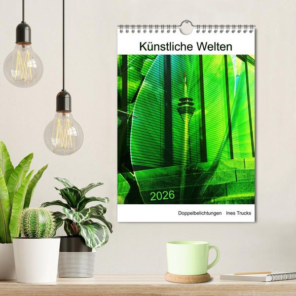 Produktbild: K&uuml;nstliche Welten (Wandkalender 2026 DIN A4 hoch), CALVENDO Monatskalender
