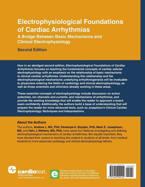 Produktbild: Electrophysiological Foundations of Cardiac Arrhythmias