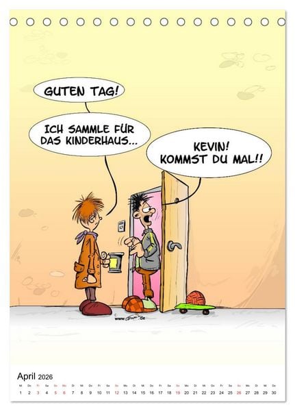 Produktbild: Trumix Cartoons - Nichts geht mehr (Tischkalender 2026 DIN A5 hoch), CALVENDO Monatskalender