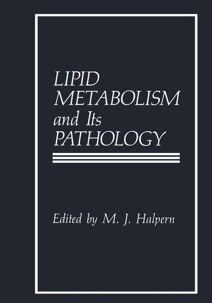 Produktbild: Lipid Metabolism and Its Pathology