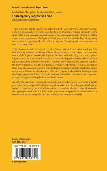 Produktbild: Contemporary Logistics in China