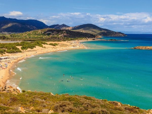Produktbild: CALVENDO Puzzle Spiaggia di Su Giudeu, Chia 1000 Teile Puzzle quer | 1000 Teile Lege-Gr&ouml;&szlig;e 64 &times; 48 cm Foto-Puzzle f&uuml;r gl&uuml;ckliche Stunden