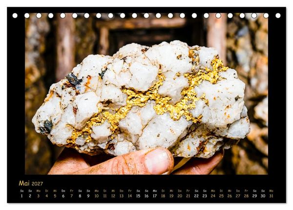 Produktbild: AURUM Das unverg&auml;ngliche Element (Tischkalender 2027 DIN A5 quer), CALVENDO Monatskalender