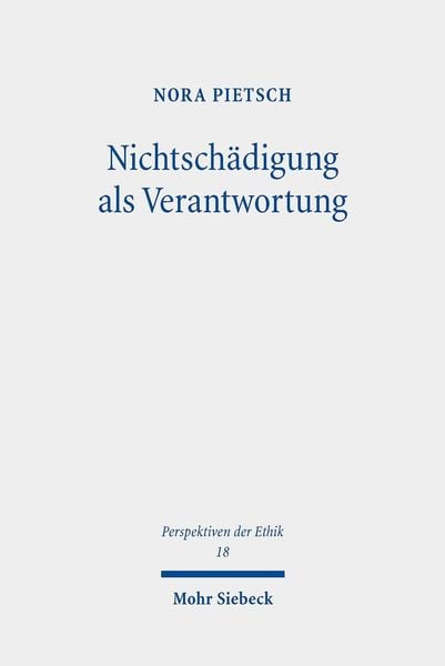 Produktbild: Nichtsch&auml;digung als Verantwortung