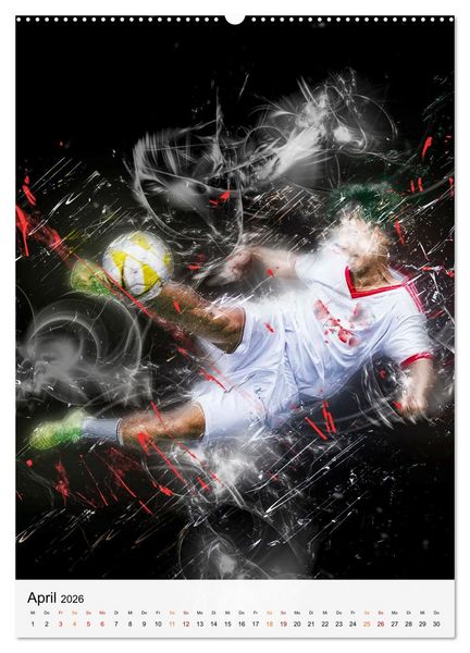 Produktbild: Fussball - einfach cool (hochwertiger Premium Wandkalender 2026 DIN A2 hoch), Kunstdruck in Hochglanz