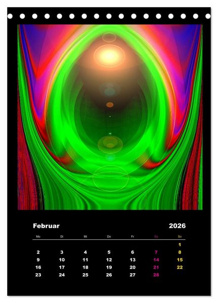 Produktbild: Licht-Portale (Tischkalender 2026 DIN A5 hoch), CALVENDO Monatskalender