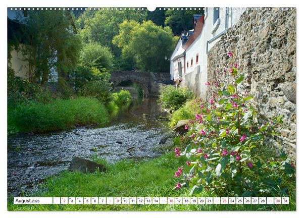Produktbild: B&auml;che, Fl&uuml;sse, Seen - Wasser in der Eifel (Wandkalender 2026 DIN A2 quer), CALVENDO Monatskalender