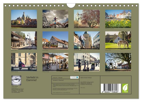 Produktbild: Verliebt in Damme! (Wandkalender 2026 DIN A4 quer), CALVENDO Monatskalender