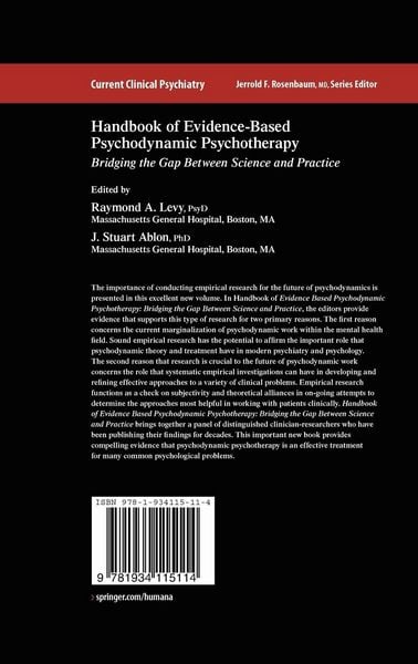 Produktbild: Handbook of Evidence-Based Psychodynamic Psychotherapy