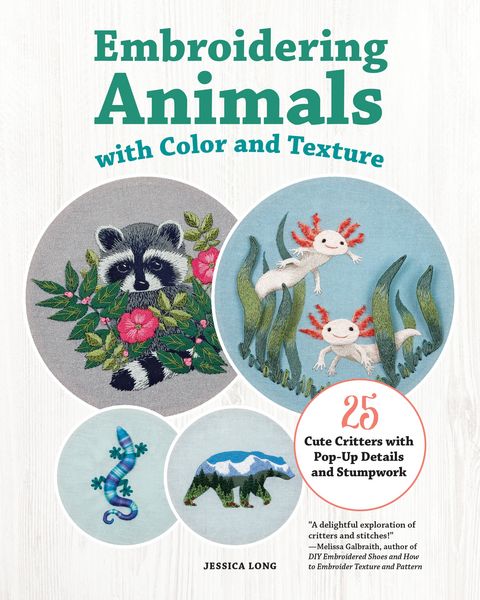 Produktbild: Embroidering Animals with Color and Texture