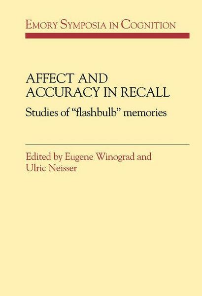 Produktbild: Affect and Accuracy in Recall