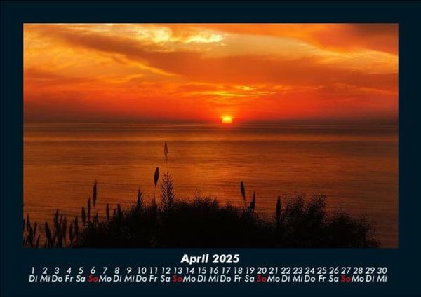 Produktbild: Sonnenuntergang 2025 Fotokalender DIN A5