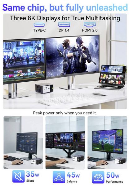 Produktbild: GMKtec Mini PC K17 Intel Core Ultra 5 226V 16+512GB Intel&reg; Core&trade; Ultra 5 226V 4.5GHz 16GB RAM 512GB SSD Intel Arc&trade; 130V Graphics