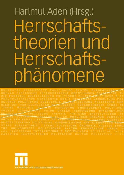 Produktbild: Herrschaftstheorien und Herrschaftsph&auml;nomene