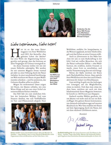 Produktbild: Wohllebens Welt / Wohllebens Welt 1/2019 - Ein neuer Blick auf die Natur
