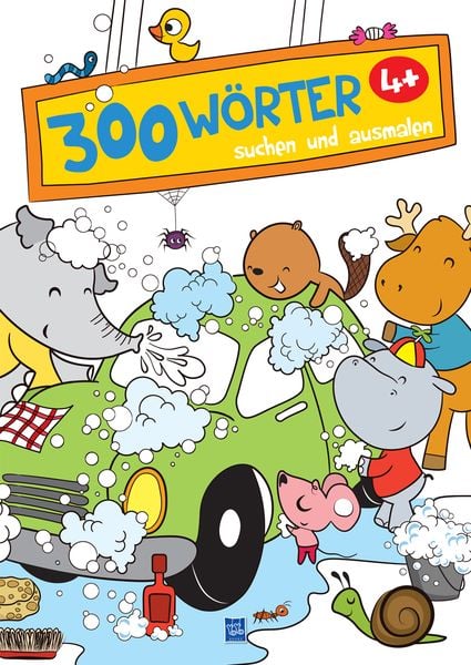 Produktbild: 300 W&ouml;rter suchen und ausmalen - Autowaschen