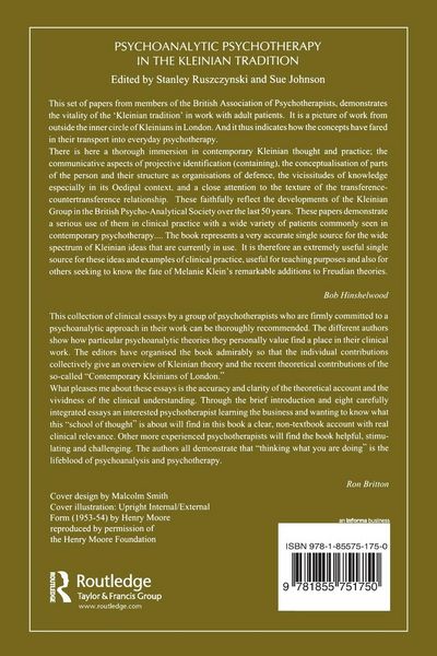 Produktbild: Psychoanalytic Psychotherapy in the Kleinian Tradition