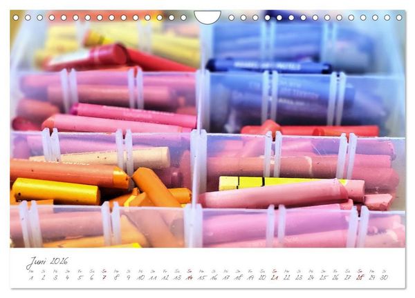 Produktbild: Atelierimpressionen - Des K&uuml;nstlers Handwerkzeug im Portrait (Wandkalender 2026 DIN A4 quer), CALVENDO Monatskalender