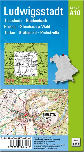 Produktbild: ATK25-A10 Ludwigsstadt (Amtliche Topographische Karte 1:2500