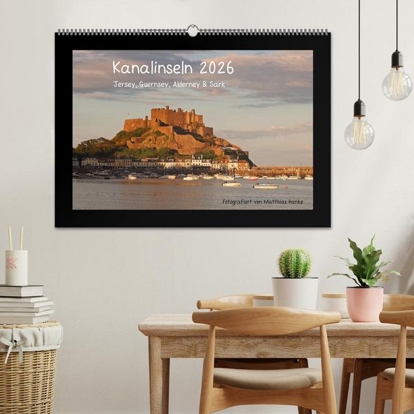 Produktbild: Kanalinseln 2026 (Wandkalender 2026 DIN A2 quer), CALVENDO Monatskalender