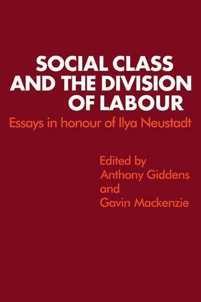 Produktbild: Social Class and the Division of Labour