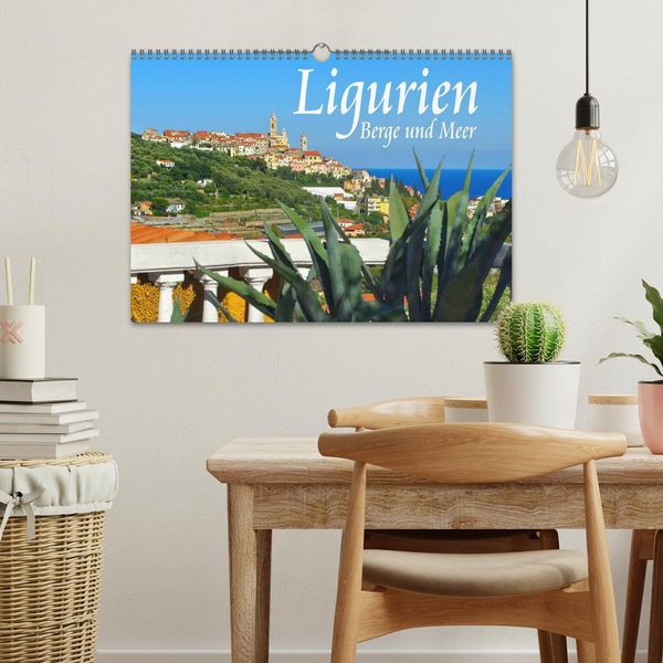 Produktbild: Ligurien - Berge und Meer (Wandkalender 2026 DIN A3 quer), CALVENDO Monatskalender