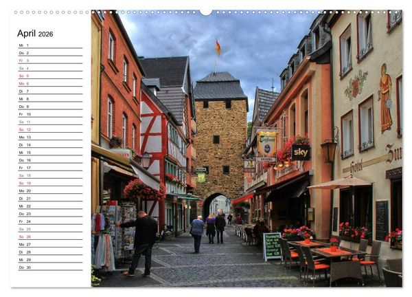 Produktbild: Die sch&ouml;nsten Orte der Eifel - Ahrweiler (hochwertiger Premium Wandkalender 2026 DIN A2 quer), Kunstdruck in Hochglanz
