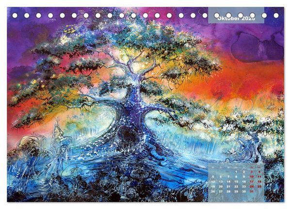 Produktbild: Phantastische Kunst (Tischkalender 2026 DIN A5 quer), CALVENDO Monatskalender