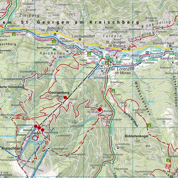 Produktbild: Freytag & berndt Wanderkarte WK 211 Naturpark Zirbitzkogel-Grebenzen, Murau - S&ouml;lkpass 1:50.000