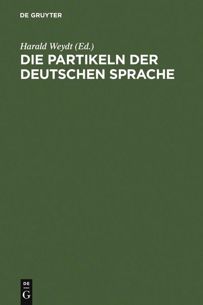 Produktbild: Die Partikeln der deutschen Sprache