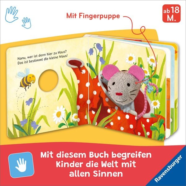 Produktbild: Mein liebstes Fingerpuppenbuch: Hallo, kleine Maus!