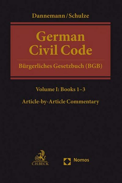 Produktbild: German Civil Code Volume I