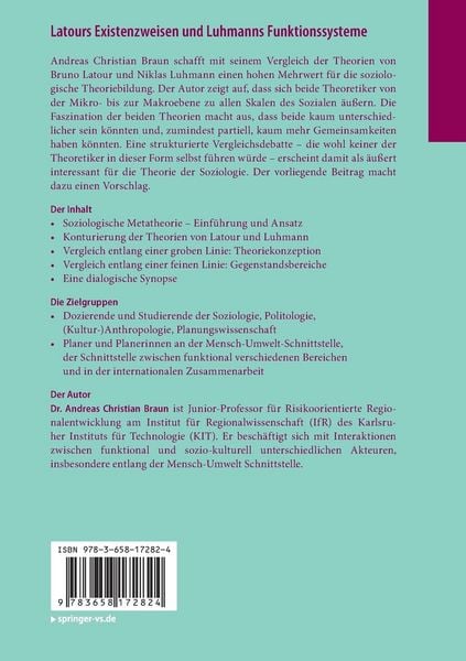 Produktbild: Latours Existenzweisen und Luhmanns Funktionssysteme
