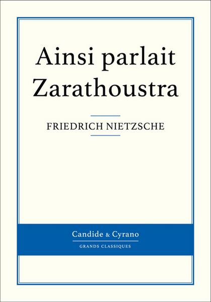 Produktbild: Ainsi parlait Zarathoustra