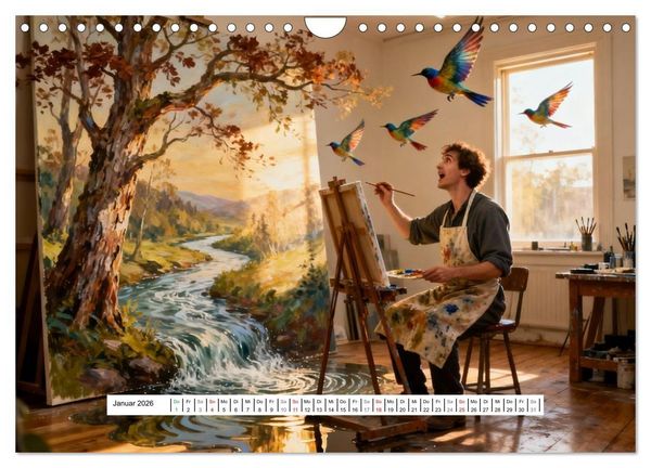 Produktbild: Ist das Kunst oder kann das weg? (Wandkalender 2026 DIN A4 quer), CALVENDO Monatskalender