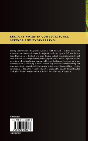 Produktbild: Finite and Boundary Element Tearing and Interconnecting Solvers for Multiscale Problems