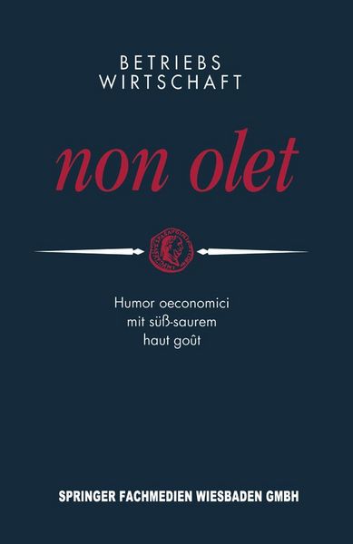Produktbild: Betriebswirtschaft non olet