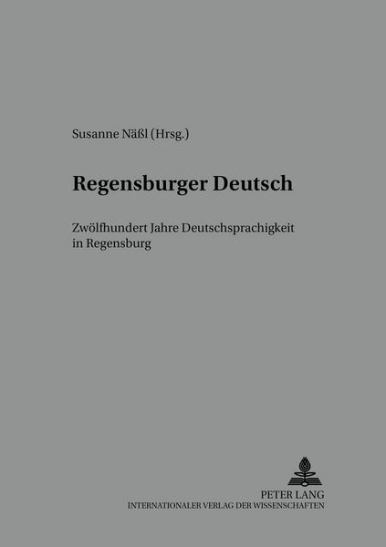 Produktbild: Regensburger Deutsch