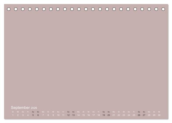 Produktbild: DIY Bastel-Kalender -Erdige Pastell Farben- Zum Selbstgestalten (Tischkalender 2026 DIN A5 quer), CALVENDO Monatskalender