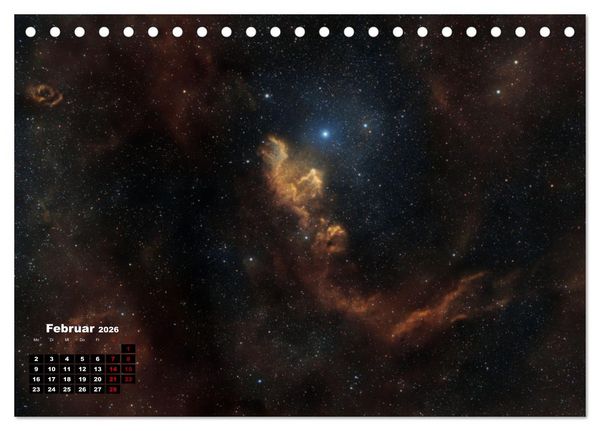 Produktbild: InfinityAstro - die Unendlichkeit im Bild - Astrofotos von Roland Schliessus (Tischkalender 2026 DIN A5 quer), CALVENDO Monatskalender